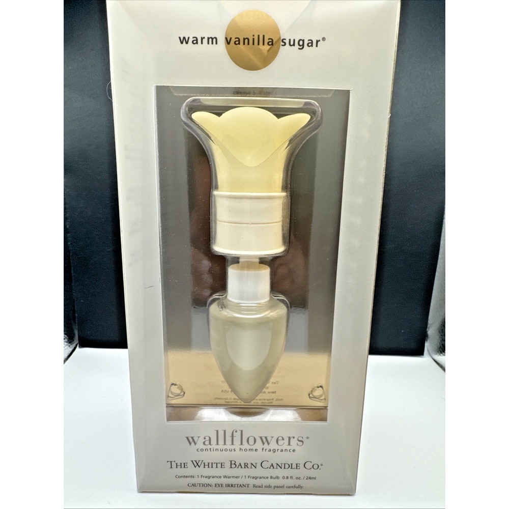 The White Barn Candle Co. Warm Vanilla Sugar Wallflowers Warmer Bulb Set‎ New